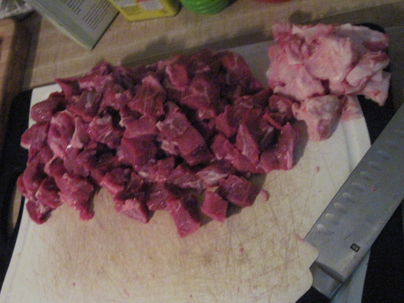 Trimmed stew meat